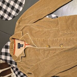 AMERICAN EAGLE Womens Medium Brown Corduroy Jacket Blazer Pockets